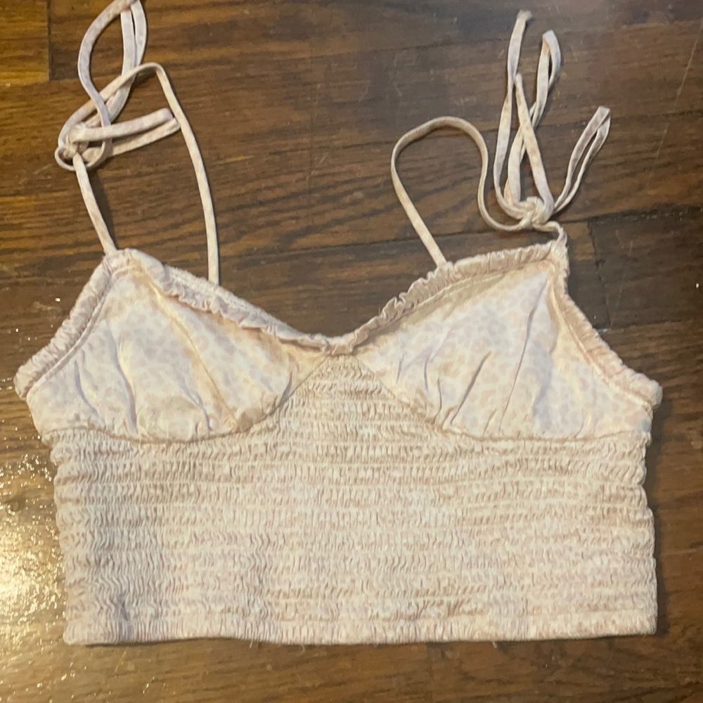 Silk cheetah tank